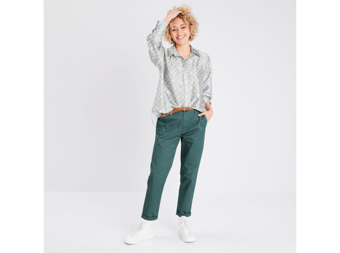 Pantalon chino 7/8ème