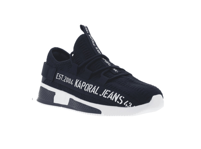 Basket junior garcon noir kaporal