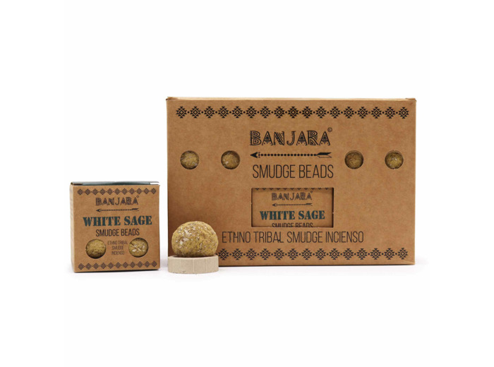 Perles de Maculage Banjara - Sauge Blanche