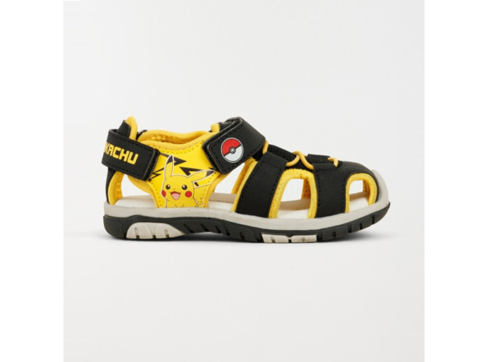 Sandale fermee garcon noir pokemon