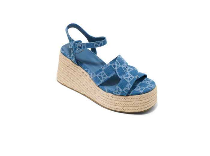 Sandale talon compensee femme jean