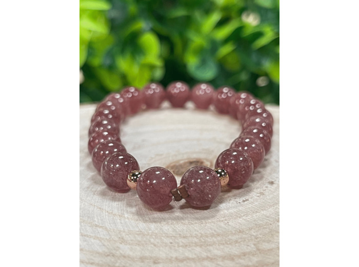 Quartz Rose fraise