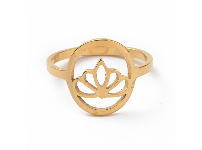 CROWN BAGUE ACIER INOXYDABLE