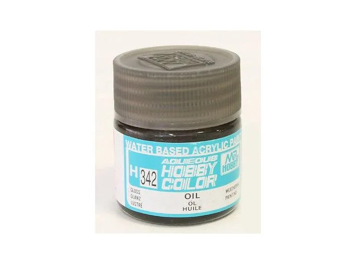 PEINTURE MAQUETTE MR HOBBY H342 HUILE BRILLANT 10ML