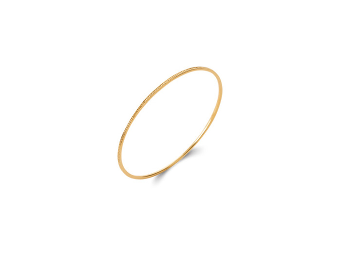 Bracelet jonc en plaqué or