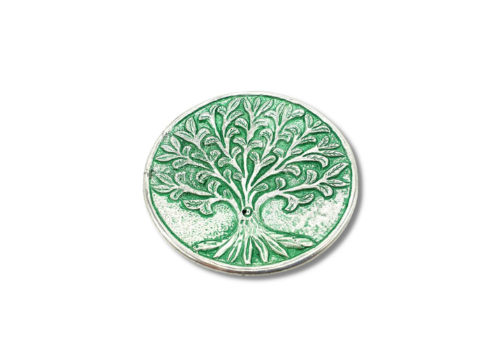 Porte-Encens Metal Arbre de Vie 10cm