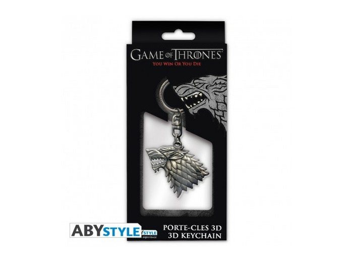 GAME OF THRONES - Porte-clés 3D "Stark"
