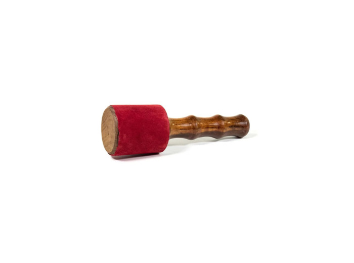 Maillet peau de chamois manche en bois -- 200 g; 19x6 cm