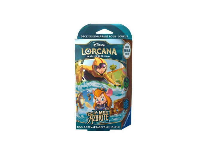 Lorcana - Deck de Démarrage La Mer Azurite - Go Go Tamago et Gadget