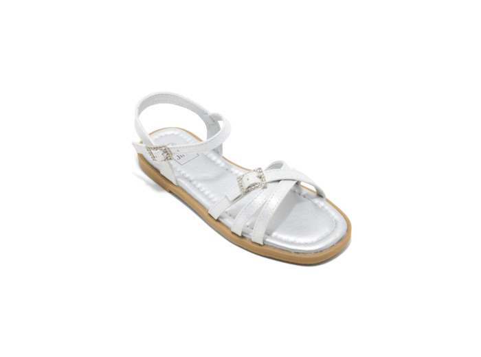 Sandale ouverte junior fille argent