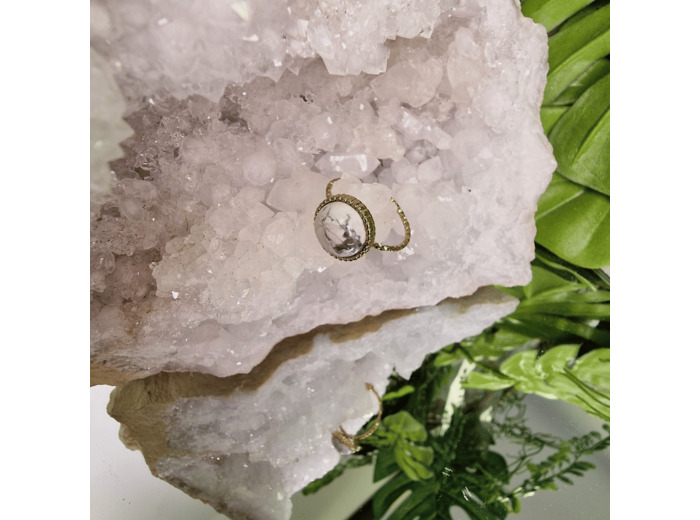 Collection charme Astrale- Bague Stella - Howlite - Sérénité