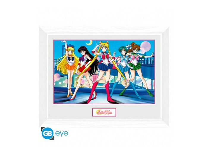 SAILOR MOON - Tirage encadré "Groupe" (30x40)