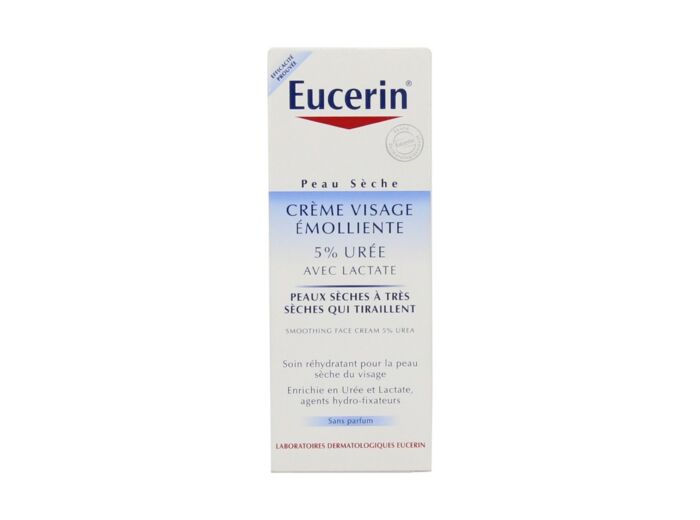 Eucerin crème visage émolliente 5% d'urée 50ml