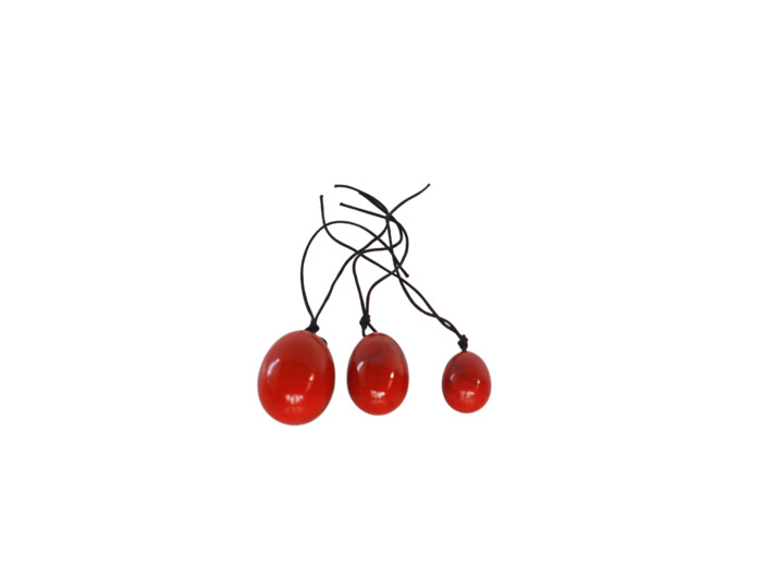 Coffret Œuf de Yoni en jaspe rouge