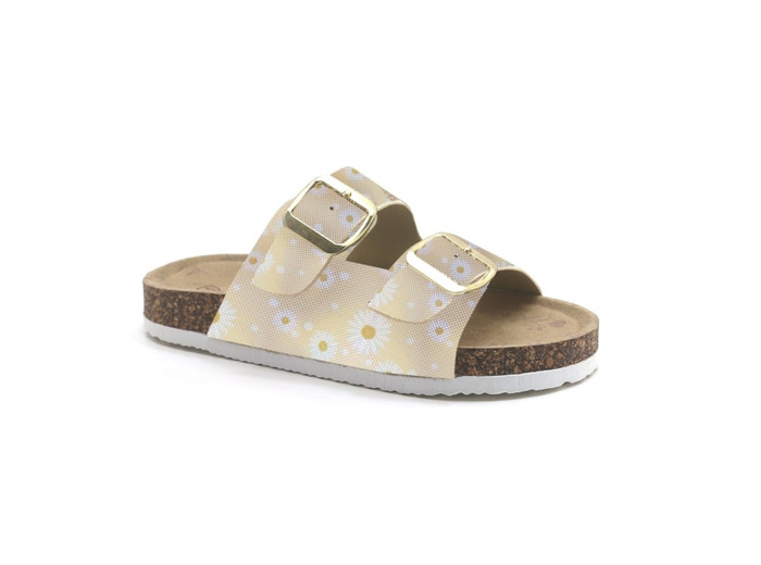 Mule plate junior fille imprime