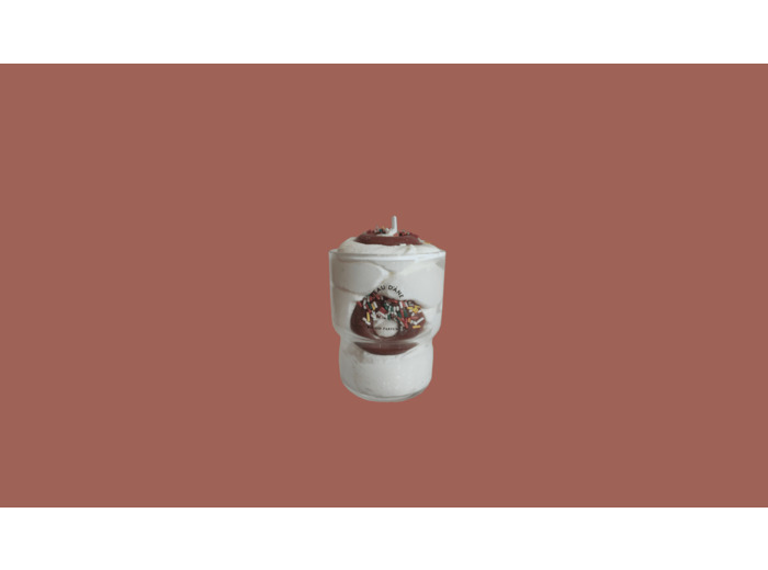 Bougie mini milkshake beignet