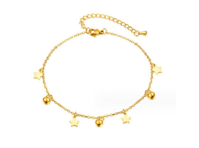 Anika bracelet de cheville en acier inoxydable