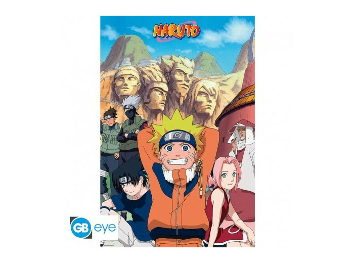 NARUTO - Poster "Groupe" roulé filmé (91.5x61)