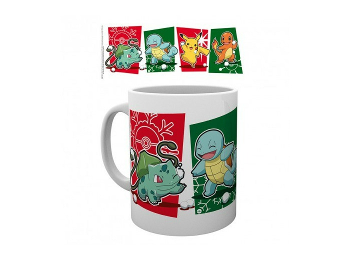 POKEMON - Mug - 320 ml - Starters Noël