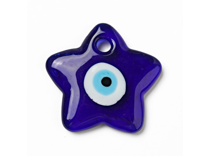 Pendentif protection mauvais œil turc eye etoile