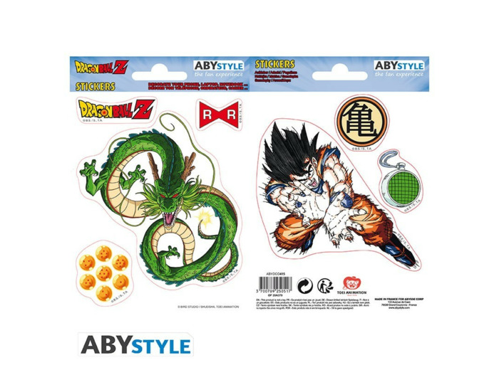 DRAGON BALL - Stickers - 16x11cm/ 2 planches - DBZ/ Shenron