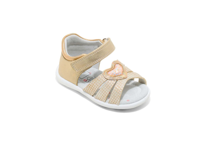Bottillon ouvert bebe fille or