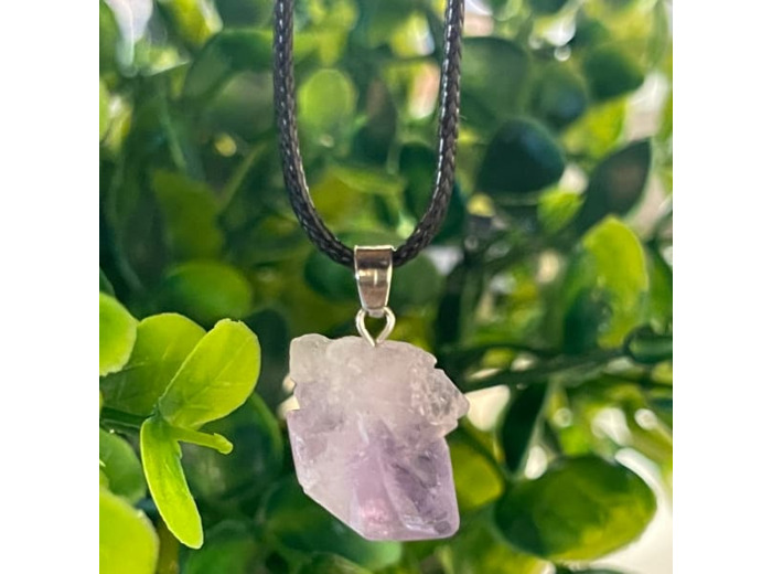 Pendentif Améthyste brute