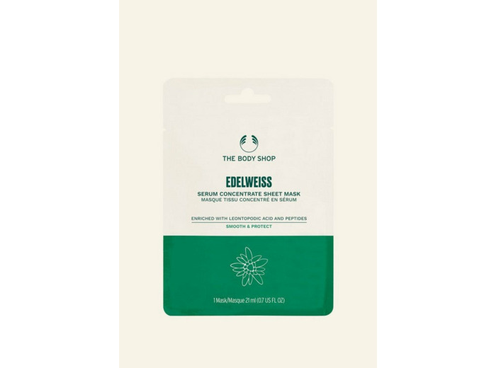 Masque tissu sérum concentré Edelweiss