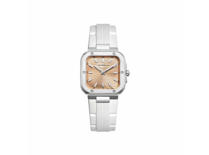Montre HERBELIN Cap Camarat Square Champagne Rosé Dame 17546A18CW
