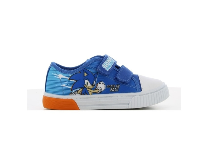 Toile garcon bleu sonic