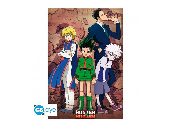 HUNTER X HUNTER - Poster - "Héros"- roulé filmé (91.5x61)