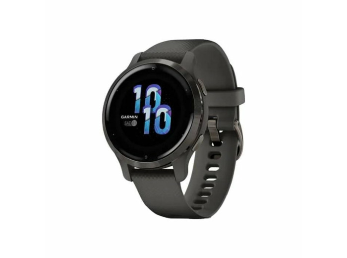 Montre Garmin Venu 2S en acier et silicone