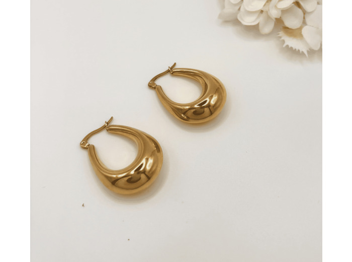 Boucles Créoles Gael - Dorées