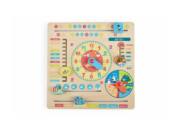 Sélection d’Experts - Kidway - Mon calendrier éducatif en bois - Jeux éducatifs - 3 ans et +