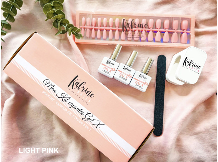 KIT GEL X- LIGHT PINK