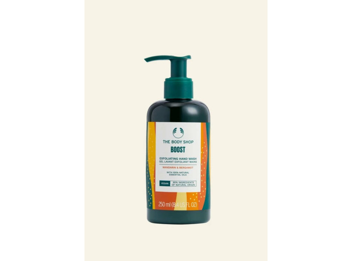 Nettoyant exfoliant pour les mains Boost - Mandarine & Bergamote