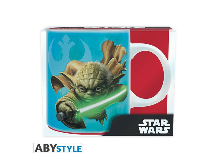 STAR WARS - Mug - 320 ml - Yoda & R2D2