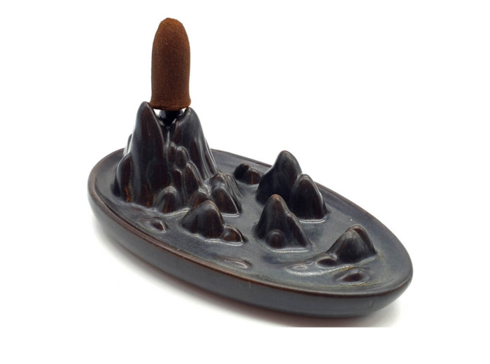 Porte-Encens Backflow Montagne 15cm