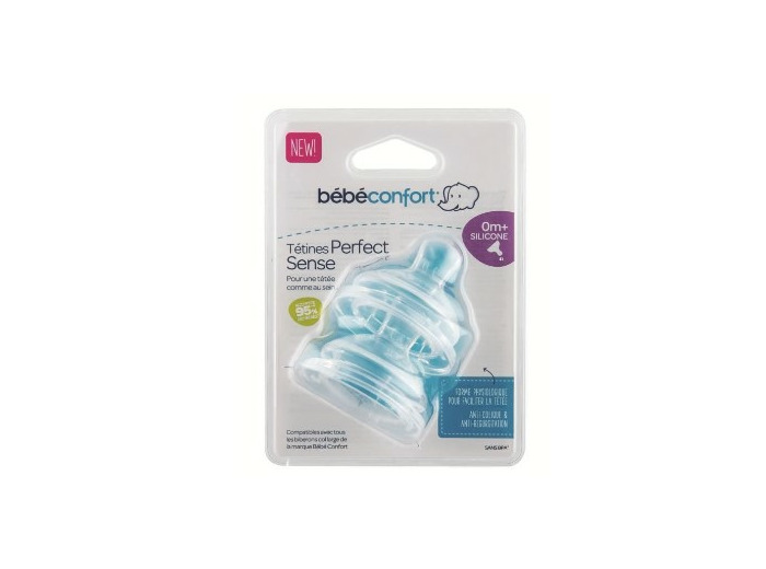 TETINE PERFECT SENSE SILICONE - S - 0M+ - X2