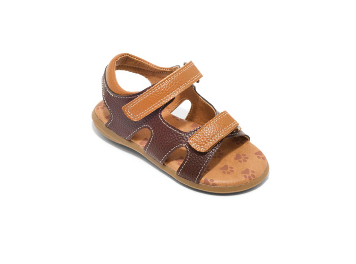 Sandale ouverte bebe garcon marron