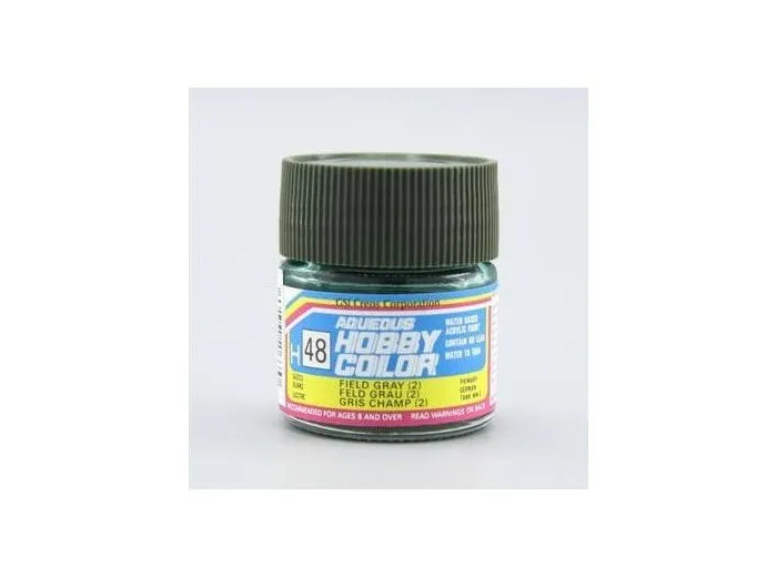 PEINTURE MAQUETTE MR HOBBY H048 GRIS VERT TROUPE ALLEMANDE BRILL 10ML