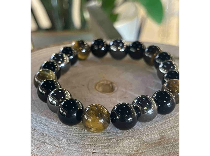 Hématite œil de tigre onyx