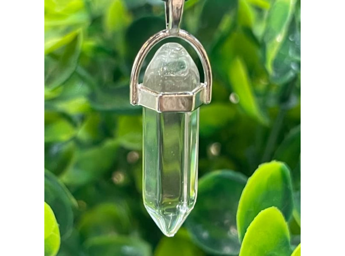 Pendentif cristal de roche