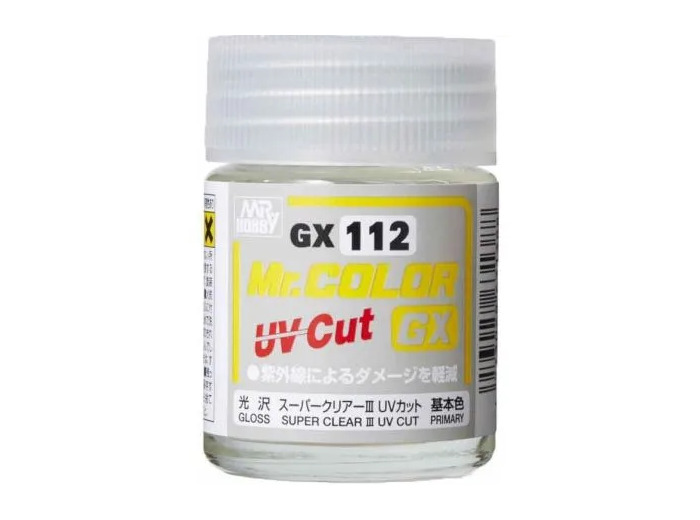 GX-112 - Mr. Color GX Super Clear III UV Cut Gloss (18ml)