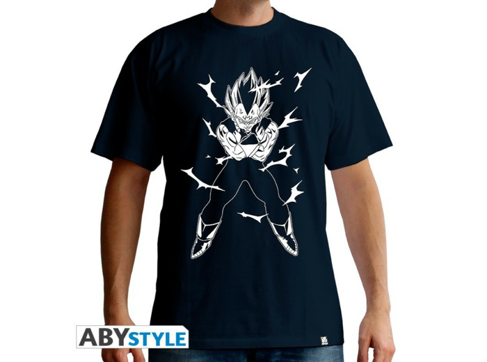DRAGON BALL - Tshirt "DBZ/Vegeta" homme MC navy