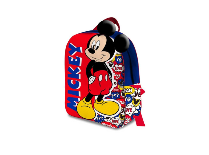 Sac a dos garcon rouge mickey
