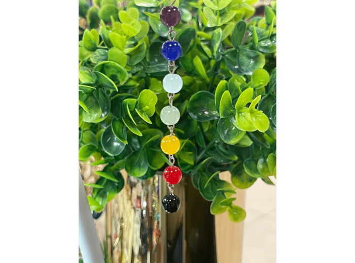 Pendentif 7 Chakras avec Chaine