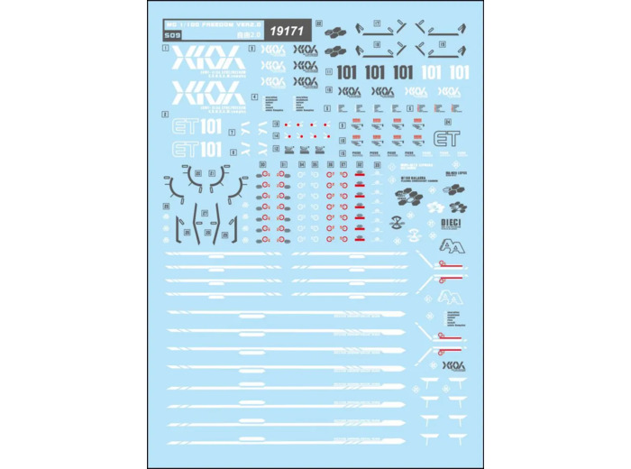 Water Decals MG FREEDOM VER 2.0