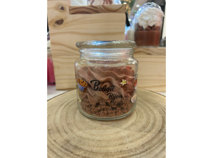 Bougie bijou moelleux vanille caramel
