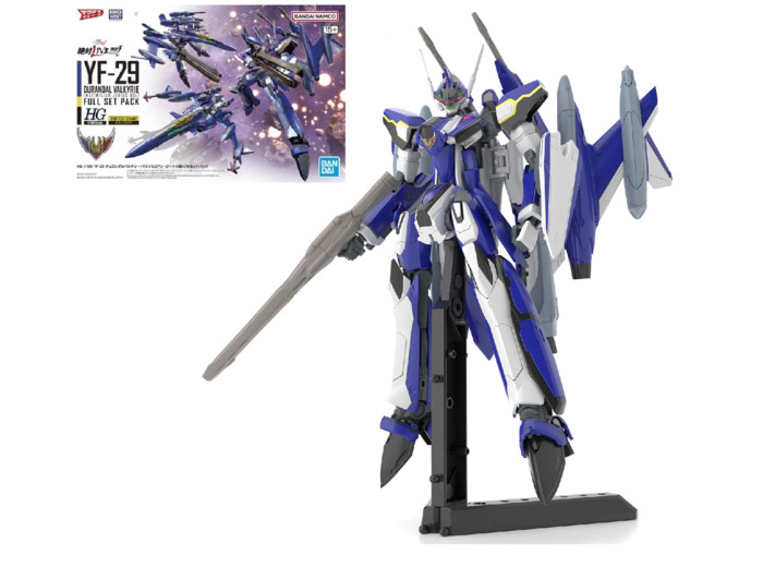MACROSS - HG 1/100 YF-29 Durandal Valkyrie Full Set